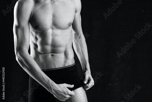 sporty man workout muscles cropped view © SHOTPRIME STUDIO
