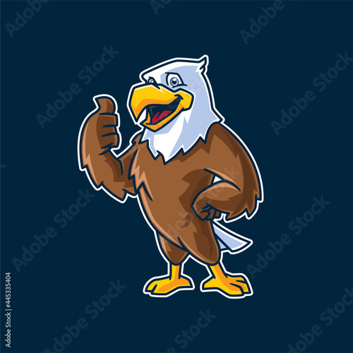 Friendly Hawk Character