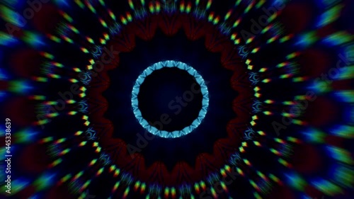 Wallpaper Mural 4K abstract background. Dynamic moving fantasy loop. Kaleidoscope. Torontodigital.ca