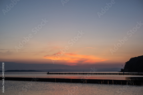sunset at the pier © Dirk