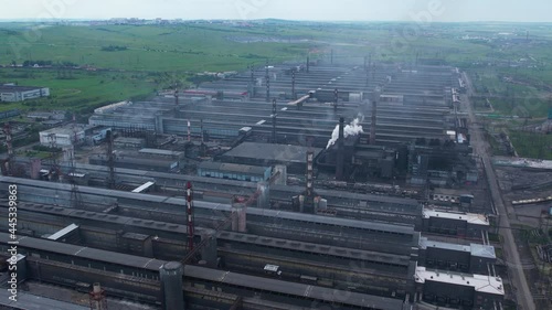 Wallpaper Mural Aerial view of a large aluminum smelter Torontodigital.ca