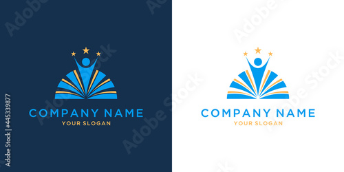 Success leadership education logo design inspiration