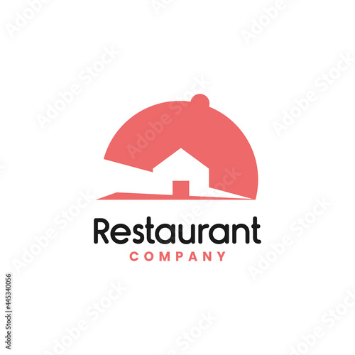 Simple Modern Minimalist logo design for Restaurant Resto Canteen Cafe Cafeteria Bistro logo