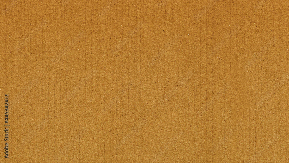 Fototapeta premium Paper box or packing paper texture, Brown vertical line corrugated cardboard use for background, Close up