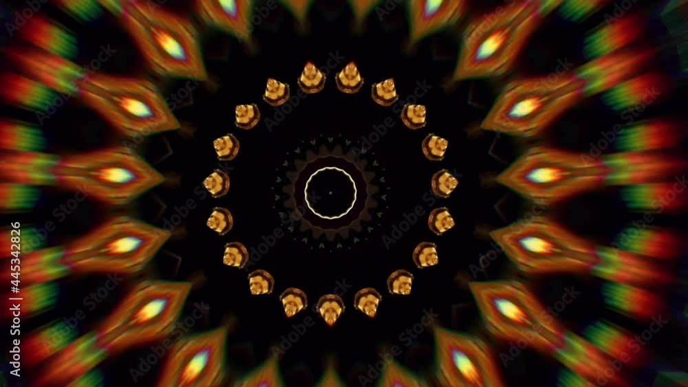 4K abstract background. Dynamic moving fantasy loop. Kaleidoscope. 4K abstract background. Dynamic moving fantasy loop. Kaleidoscope.
