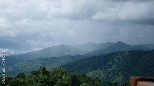 Wallpaper Mural A beautiful greenery mountains view Torontodigital.ca