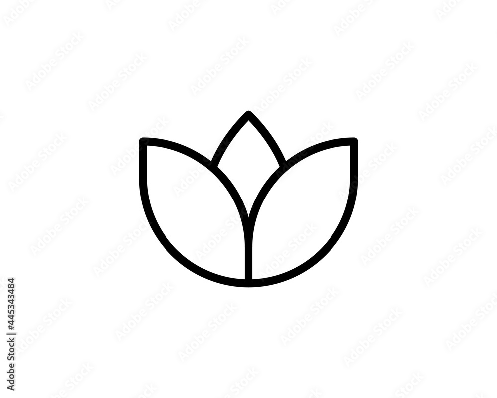 Flower line icon. High quality outline symbol for web design or mobile app. Thin line sign for design logo. Black outline pictogram on white background Flower line icon. High quality outline symbol for web design or mobile app. Thin line sign for design logo. Black outline pictogram on white background