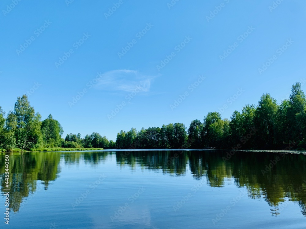 Obraz premium lake in the park