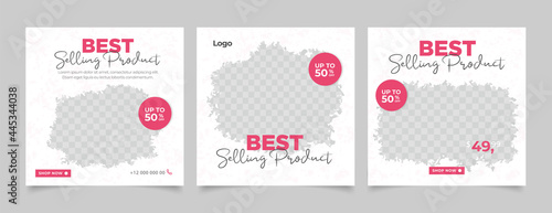 Fashion sale social media posts template