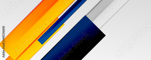 Multicolored lines background. Design template for business or technology presentations, internet posters or web brochure covers