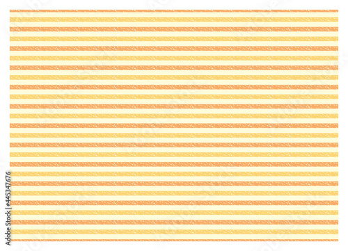 クレヨン ボーダー スウォッチ パターン テクスチャ17【オレンジ/2色】