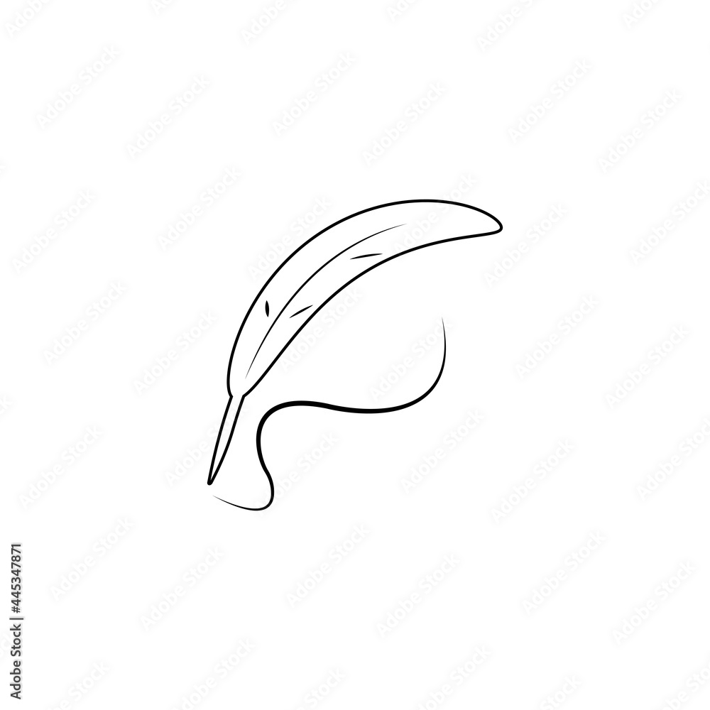 Obraz premium feather pen