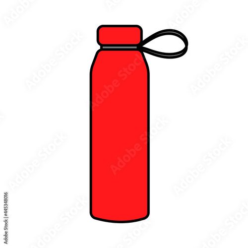 Thermos. Doodle style icon.