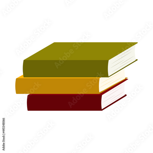 Books. Flat style icon.