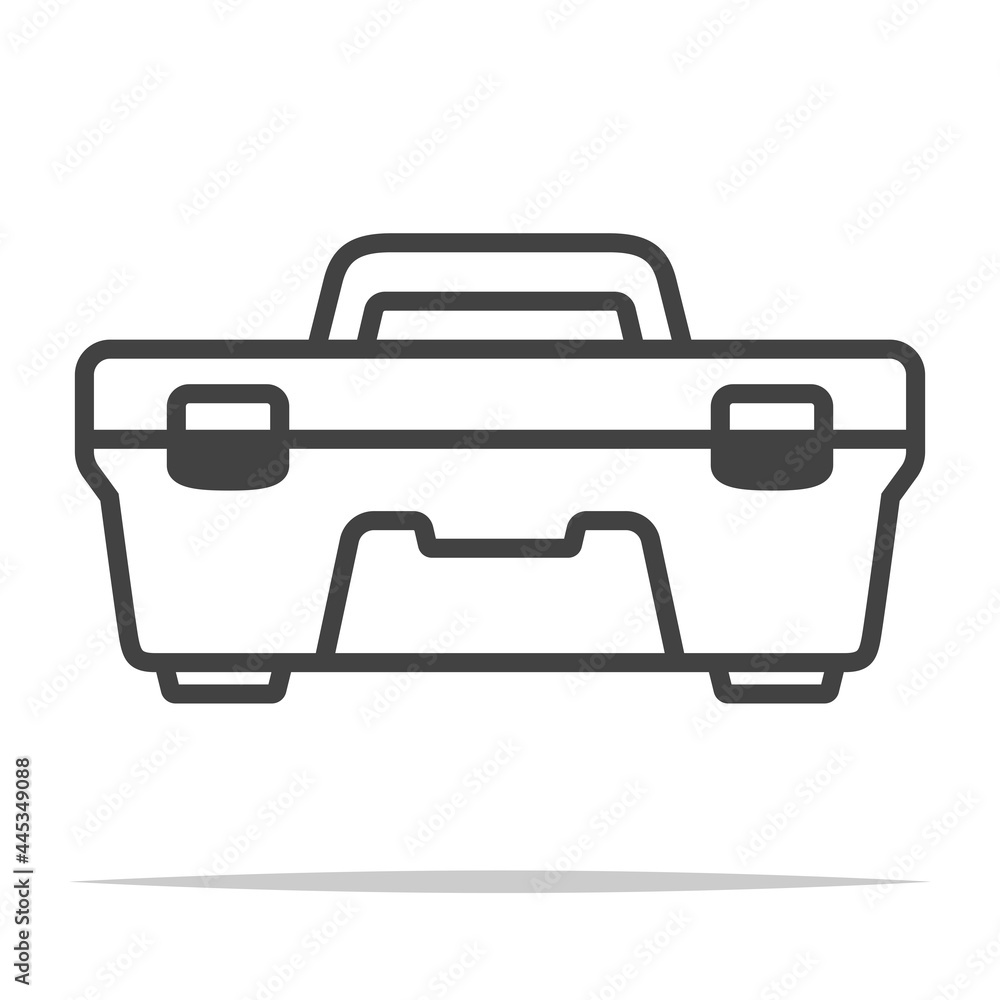 Toolbox icon vector isolated illustration Toolbox icon vector isolated illustration