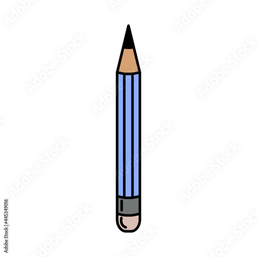 Pencil. Doodle style icon.