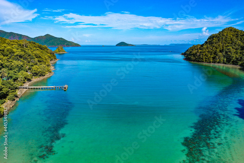 Aerial view of Koh Ngam, in Koh Chang, Trat, thailand © pierrick