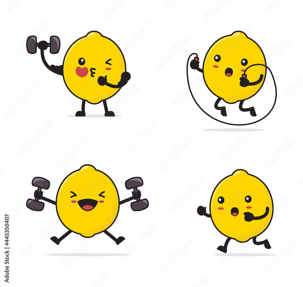 lemon cartoon character