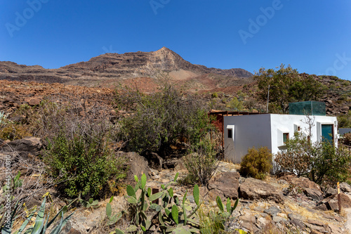 View of Gran Canaria from the valley of Arteara photo