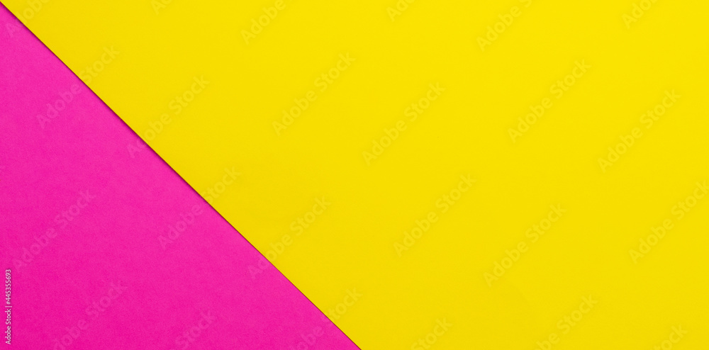 Yellow and pink background, abstraction, geometric shapes.