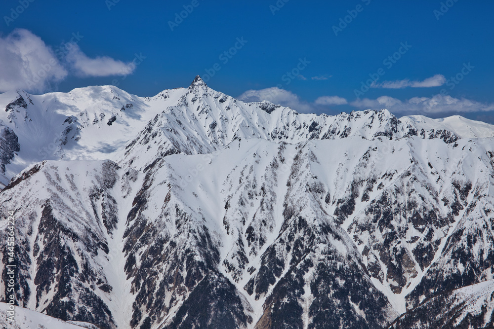 Mt.Jonen, spring 春の常念岳登山