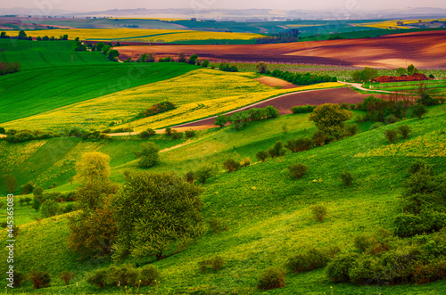 Fototapeta Naklejka Na Ścianę i Meble -  Rural spring landscape