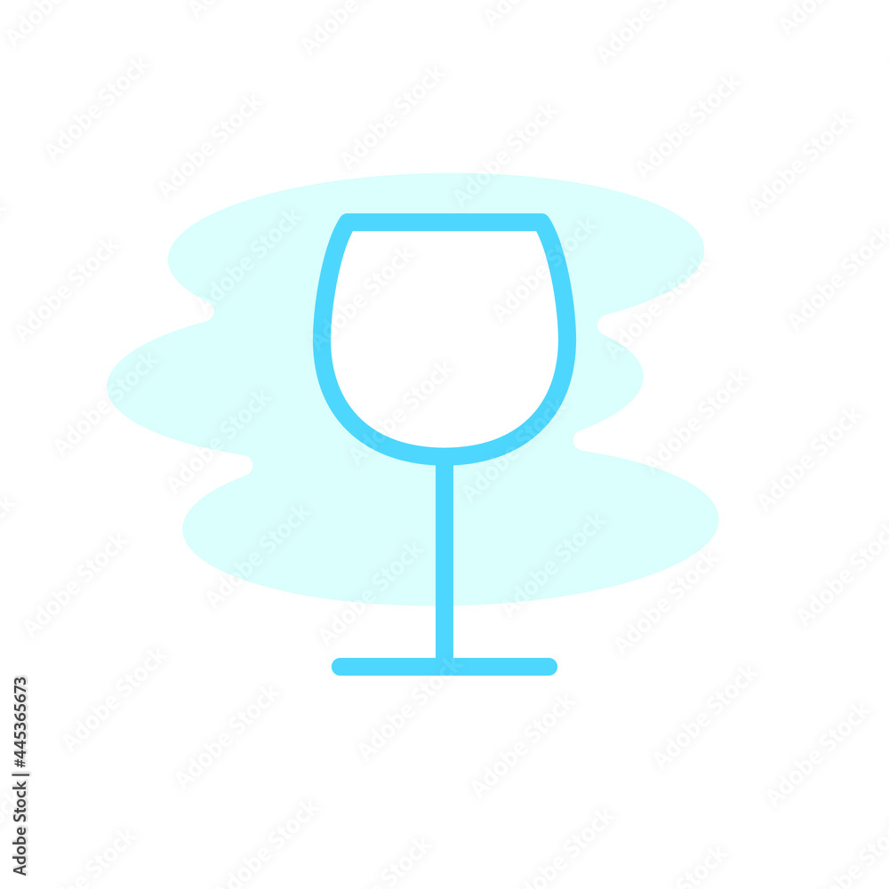 Illustration Vector Graphic of Wineglass icon Illustration Vector Graphic of Wineglass icon