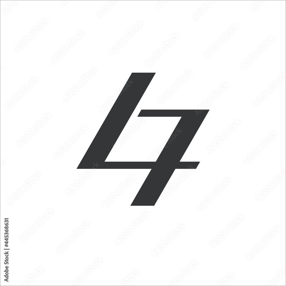 Fototapeta premium 47 number logo vector, fourty seven logo design template.