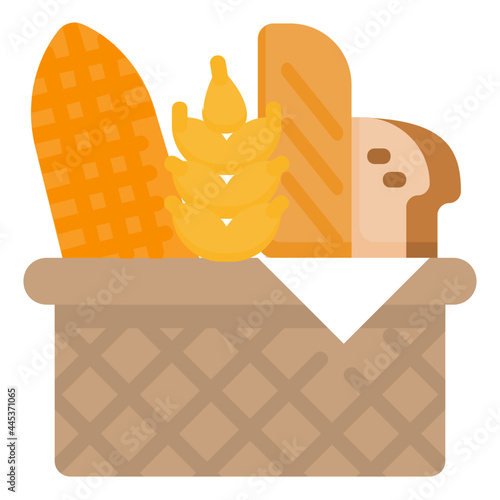 carbohydrates flat icon