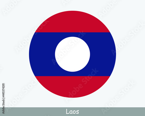 Laos Round Circle Flag. Lao Circular Button Banner Icon. Laotian EPS Vector Free Download Laos Round Circle Flag. Lao Circular Button Banner Icon. Laotian EPS Vector - GFXLoad