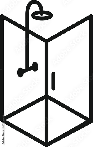 Shower enclosure icon