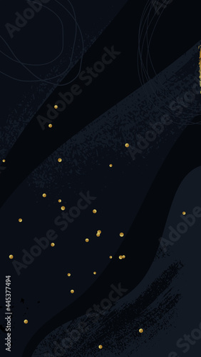 Dark blue artistic backgrou...