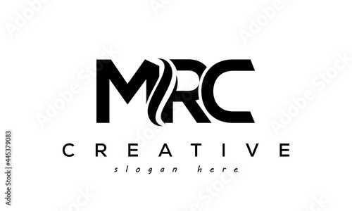 Letter MRC creative logo design vector photo