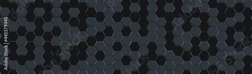 Vectors mimic geometric hexagons that are grouped together like honeycombs. illustration of printing technology concept beautiful texture dark background illustrations
