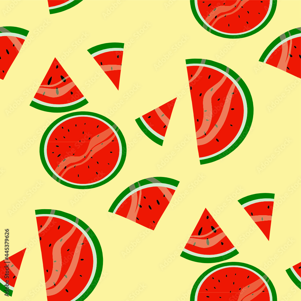 pattern with watermelon pattern with watermelon