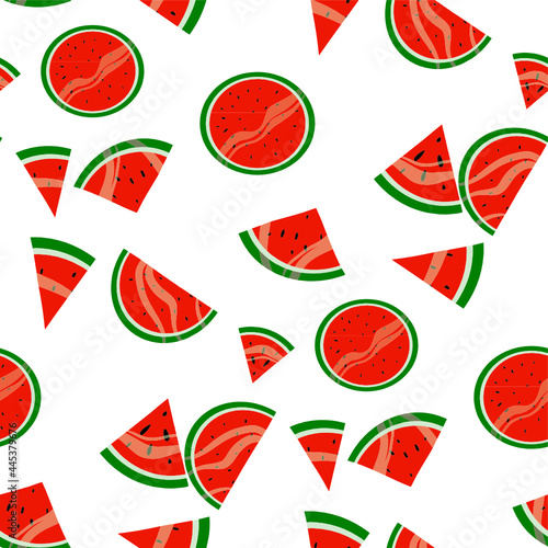 illustration of a set of watermelons