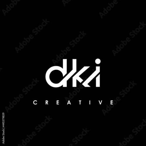DKI Letter Initial Logo Design Template Vector Illustration photo