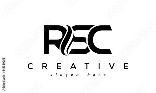 Letter RSC creative logo design vector	 photo