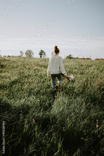 Girl in the field