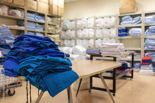 view of hospital store clean linen