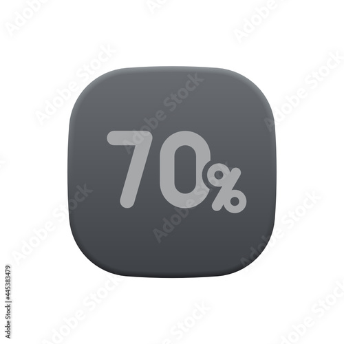 70% - Sticker