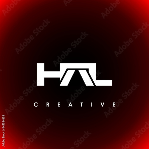 HAL Letter Initial Logo Design Template Vector Illustration