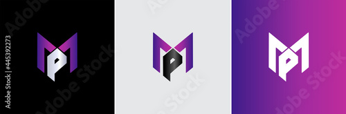 Free Download MP PM Logo Creative Modern Minimal Alphabet M P Initial Letter Mark Monogram Editable in Vector Format - GFXLoad