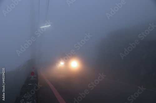 Fog dangerous driving conditions