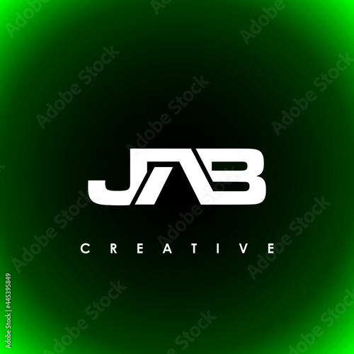 JAB Letter Initial Logo Design Template Vector Illustration