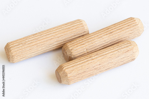 Furniture dowels for joining parts. Furniture fittings. 