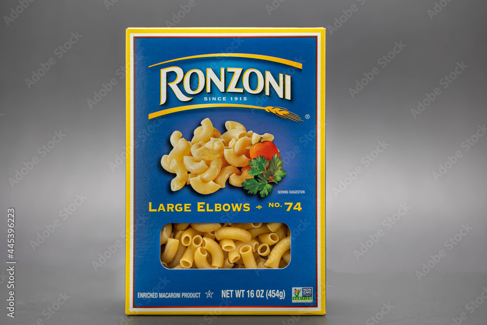 Fort Myers, FL, USA 71521 A one pound box of Ronzoni of large