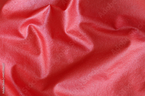 Red texture of rubber baby balloon. Rubber texture.
