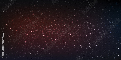 Beautiful galaxy background with nebula cosmos stardust and bright shining stars in universe, Vector illustration.