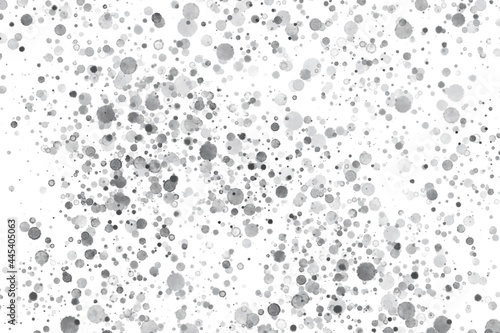 Grunge Black And White Urban. Dark Messy Dust Overlay Distress Background. Easy To Create Abstract Dotted, Scratched, Vintage Effect With Noise And Grain. © baihaki